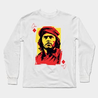 Che Guevara --- Original Playing Card Style Design Long Sleeve T-Shirt